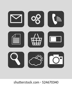 Mobile app technology icon vector illustration graphic design