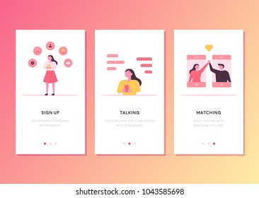 mobile app templates concept vector illustration flat design mobile app templates concept vector illustration flat design