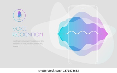 Mobile App UI Personal Voice Assistant Concept