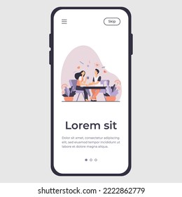 mobile app uiux design with background