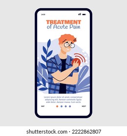 mobile app uiux design with background