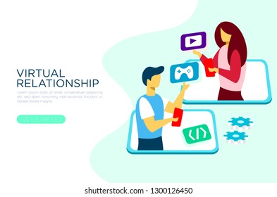 mobile application developer illustration vector, improvement in making mobile applications, for landing page,ui ux, infographic, website, presentation, banner, and print media