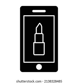 mobile application Glyph Style vector icon which can easily modify or edit 