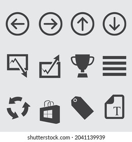 mobile application icon design.  App Icons set with Beautiful color. Big Bundle App Icons set