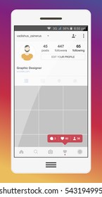 Mobile application and Icon for social network. counter notification, like icons, follower icons, comment icons. Vector 10 eps.