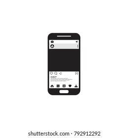 Mobile application and and icon for social network. Like notification, like icons, followers icons, comment icons. Vector illustration eps 10