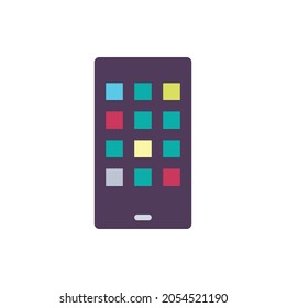 ilustración vectorial de icono de aplicación móvil