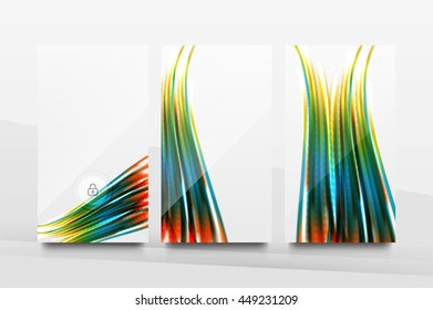 Mobile application interface background, user interface - UI. Smartphone screen mockup gui - wave pattern