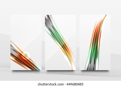 Mobile application interface background, user interface - UI. Smartphone screen mockup gui - wave pattern