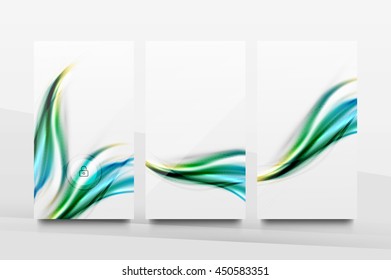 Mobile application interface background, user interface - UI. Smartphone screen mockup gui - wave pattern