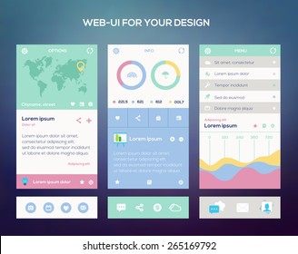 Mobile application interface design 