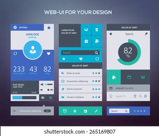 Mobile application interface design 