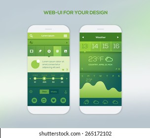 Mobile application interface design 