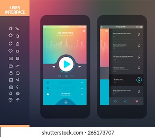 Mobile application interface design