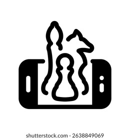 Mobile Application for an Online Digital Chess Match Icon