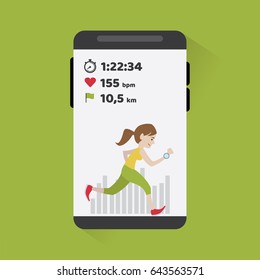 Mobile application for running women