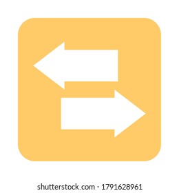 mobile application transfer data web button menu digital flat style icon vector illustration