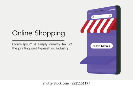 Aplicaciones móviles Conceptos de mercadeo digital vectorial, ilustración de mercadeo digital, ilustración móvil de compras en línea