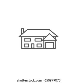 Mobile applications and print media home vector image to be used in web applications.