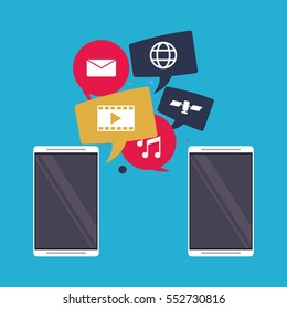 mobile applications sharing social media interface