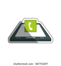 Mobile applications for smartphone icon vector illustration graphic design