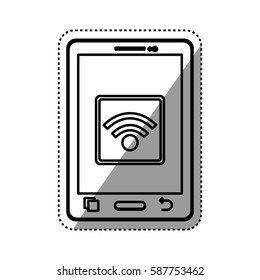 Mobile applications for smartphone icon vector illustration graphic design