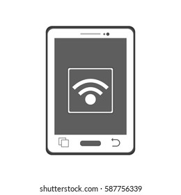 Mobile applications for smartphone icon vector illustration graphic design