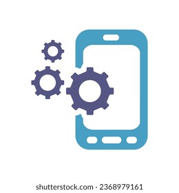 Mobile Apps Flat Colorful Icon Isolate On White Background Vector Illustration | Seo Icons