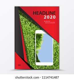 Mobile Apps Flyer, cover design, smartphone ad, annual report Cover template, business brochure flyer layout, Book cover, magazine poster, Banner, leaflet, Advertisement vector