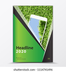 Mobile Apps Flyer, cover design, smartphone ad, annual report Cover template, business brochure flyer layout, Book cover, magazine poster, Banner, leaflet, Advertisement vector
