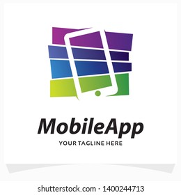 Mobile Apps Logo Design Template