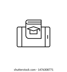 Mobile, augmented reality, book icon. Element of augmented reality icon
