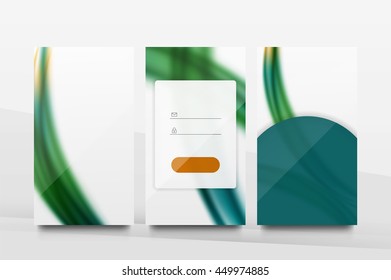 Ui de fondo móvil - patrón abstracto geométrico. Diseño en blanco del fondo de pantalla de la aplicación