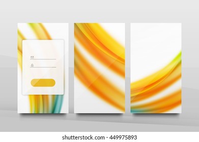 Mobile background ui - geometric abstract pattern. Application wallpaper blank layout