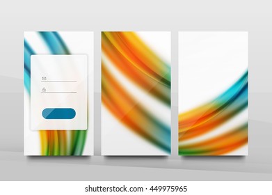 Mobile Hintergrund ui - geometrisches abstraktes Muster. Blankolayout für Bildschirmhintergründe
