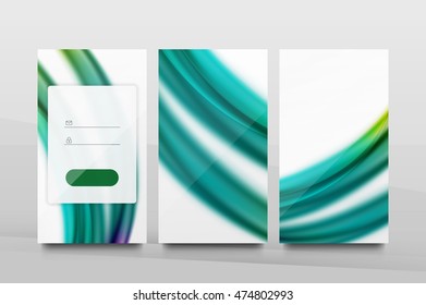 Mobile background ui - geometric abstract pattern. Application wallpaper blank layout