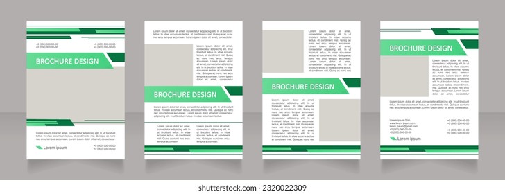Diseño de folleto en blanco de ventajas bancarias móviles. Plantilla de afiches vertical con espacio de copia vacío para texto. Recopilación de informes corporativos prefabricados. Páginas editables de papel