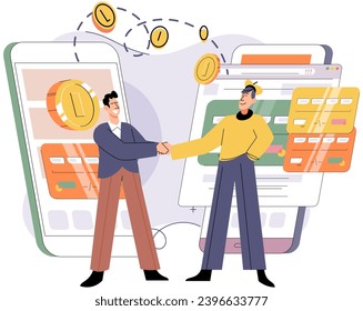 Mobile banking app and e-payment. Smartphone pay by credit card via electronic phone wallet. Online banking. Shopping by phone and connected card. Mobile cashless, concept of fast payment for purchase