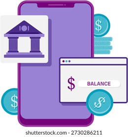Banca móvil Pago de saldo digital