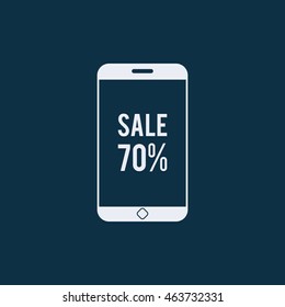 Mobile banking flat design,Mobile banking icon,bank icon