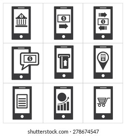 mobile banking icon