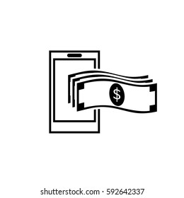 Mobile banking icon