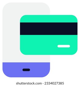 El icono de la banca móvil se puede usar para uiux, web, app, infografía, etc