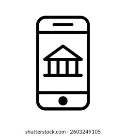 Mobile banking icon color editable