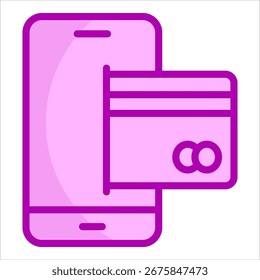 Mobile Banking Icon Element für Design
