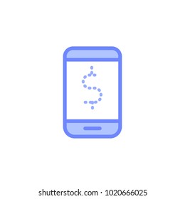 mobile banking icon vector illustration