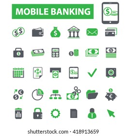 Mobile Banking Icons
