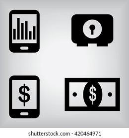 Mobile Banking Icons