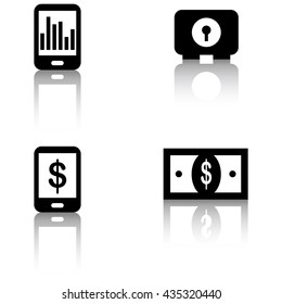 Mobile Banking Icons