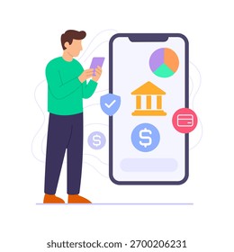 Banca móvil, gestión de finanzas a través de App de smartphones